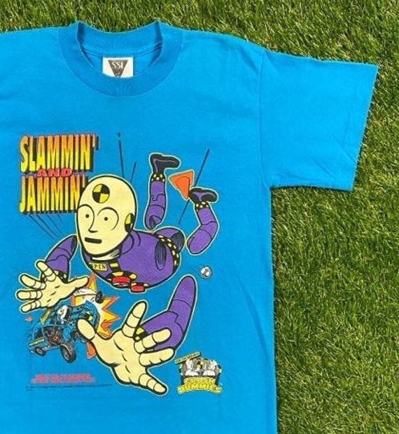DUMMY Tシャツ sukekiyo 額に汗 XXL Vintage Crash Dummies 1992 T Shirt Tee SSI Made USA Size Youth