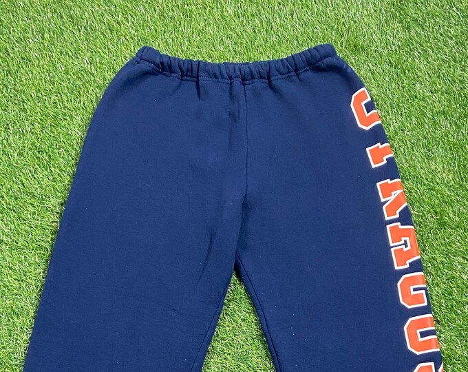 Vintage Syracuse University Sweat pants Russell Athletic Size Large L New York Orangemen NCAA College Football Basketball Ny 1990s 90s