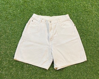 Vintage White Gitano Jean Short Size 6 Short Shorts 1990s 90s Classic Jhorts