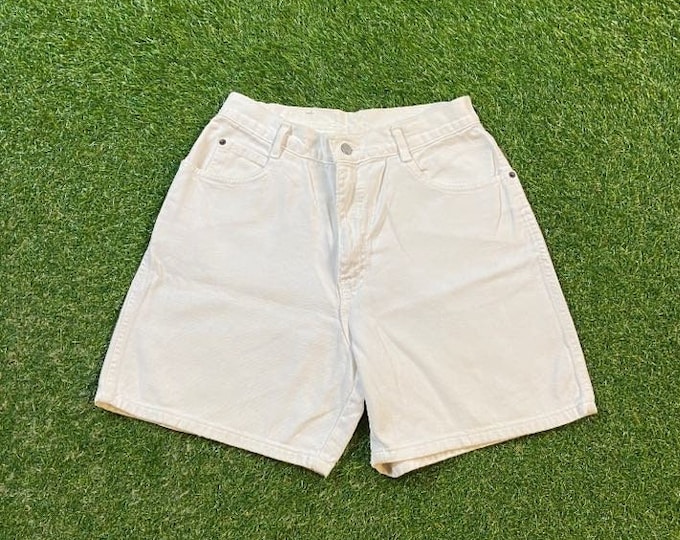 Vintage White Gitano Jean Short Size 6 Short Shorts 1990s 90s Classic Jhorts