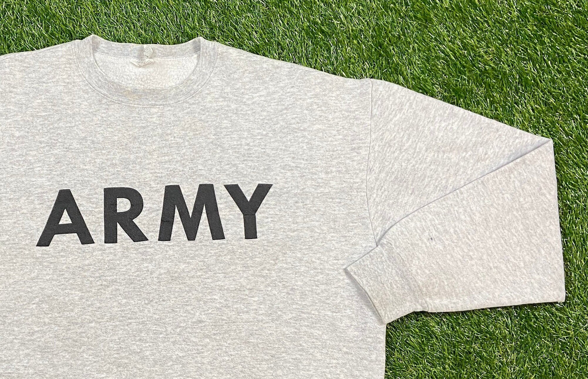 Vintage United States Army Crewneck Sweatshirt Made USA Size Etsy