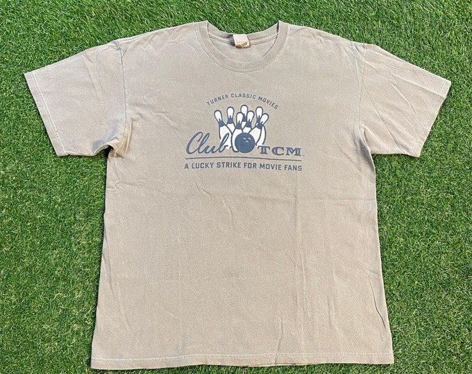 Vintage Club TMC T Shirt Tee Anvil Size Xtra Large XL Turner Classic Movies Film MGM Black White Movies