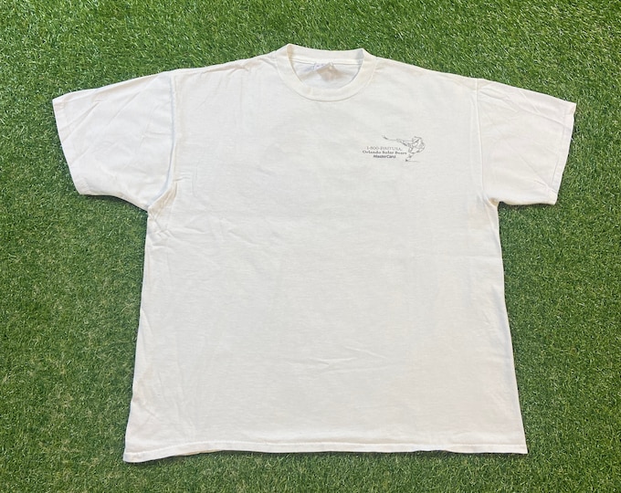 Vintage Orlando Solar Bears T Shirt Tee Delta Made USA Size Xtra Large XL Sportswear NHL Hockey Florida Classic 1990s 90s