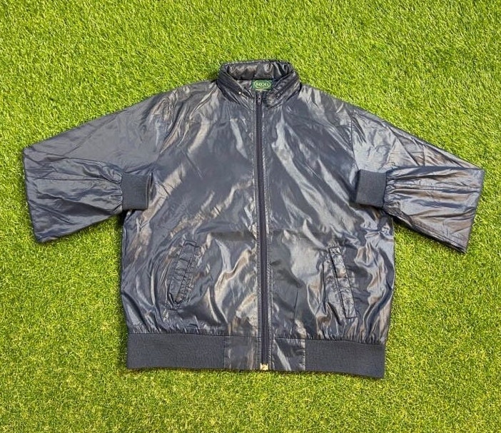 Vintage Izod Windbreaker Zip up Jacket Size Large L Members Only Light Rain Coat 1990s 90s Etsy