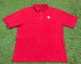 Vintage Stanford University Polo Shirt Size Xtra Large XL California NCAA College Football Champion Classic 1990s 90s