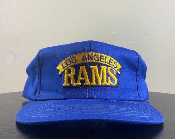 Vintage Los Angeles Rams Snapback Hat Cap Sports Specialties OSFA NFL Football LA California St Louis 1990s 90s