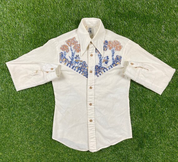 Vintage Mickey Mouse Button Down Size 