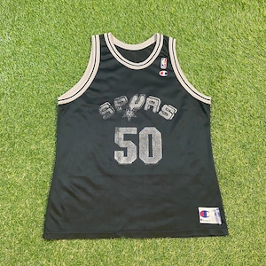 Vintage San Antonio Spurs David Robinson #50 Jersey Champion Made USA Size 48 Xtra Large XL NBA Basketball Texas 1990s 90s Tim Duncan