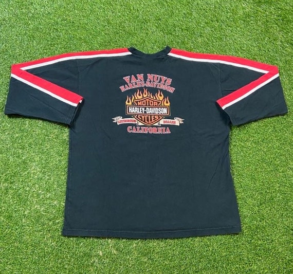 Vintage Harley Davidson Van Nuys California Long Sleeve Shirt