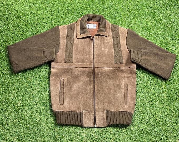 Vintage Brown Jacket Repage Size Small S Authentic Quality Very Warm Coat 1980s 80s