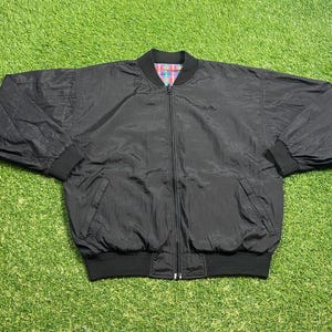 Vintage Ellesse Windbreaker Zip Up Reversible Jacket Size Large L Streetwear Sport Active Wear Classic Light Rain Coat 1990s 90s