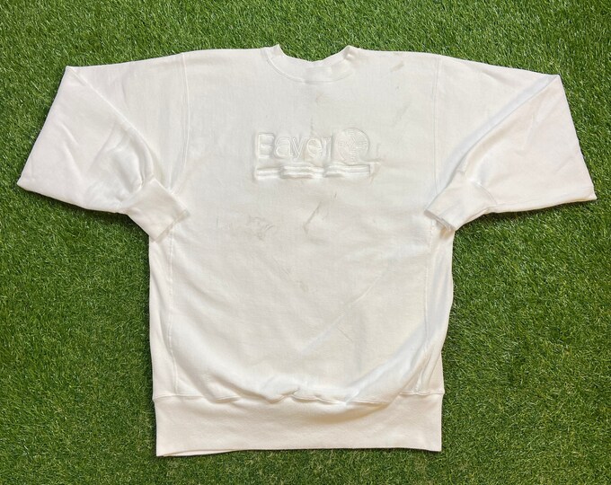 Vintage Bayer Crewneck Sweatshirt Champion Reverse Weave Size XXL 2XL Drugs Prescription Pharmaceuticals 1990s 90s Pull Over Oversized