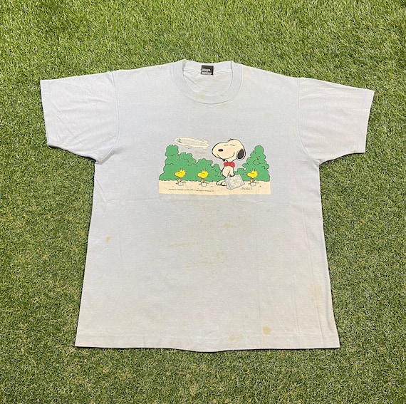 Vintage Snoopy T Shirt Tee Screen Stars Made USA Size Xtra Large 