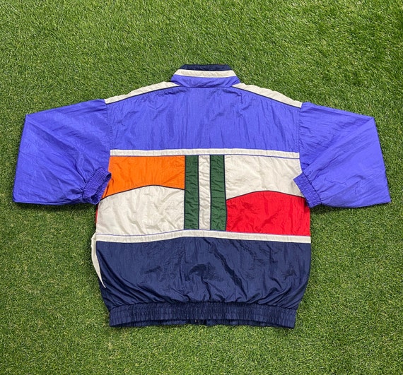 Cofra Raincoats（ドゥボビッチ）ヴィンテージ ポスター Vintage Graphic Windbreaker Zip up Jacket Macgregor Size