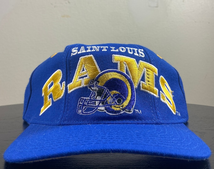 Vintage St Louis Rams Snapback Hat Starter OSFA NFL Football Missouri Los Angeles California 1990s 90s