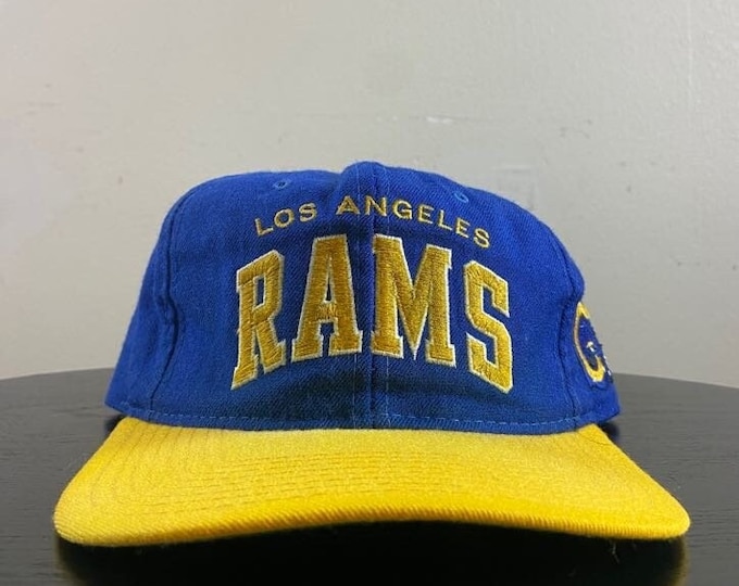Vintage Los Angeles Rams Snapback Hat Cap Starter OSFA NFL Football LA California St Louis 1990s 90s