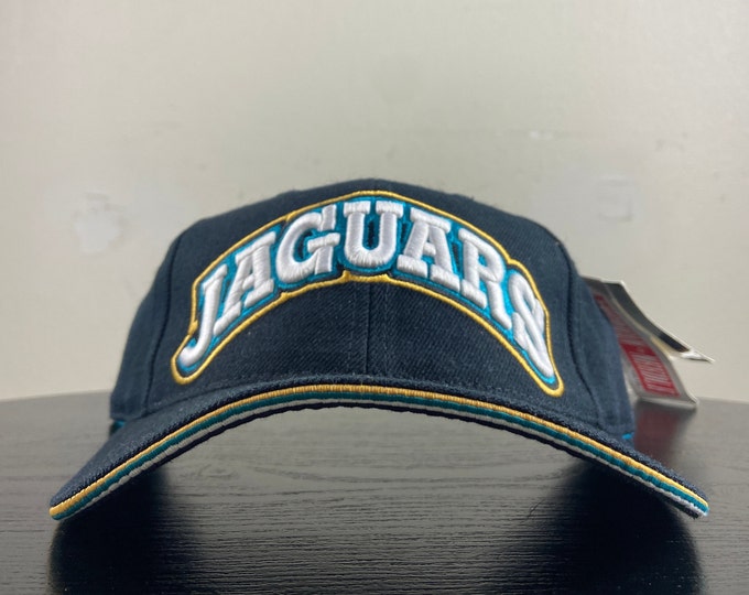 Vintage Jacksonville Jaguars Strap Back Hat American Needle OSFA NFL Football Afc Florida FL 1990s 90s