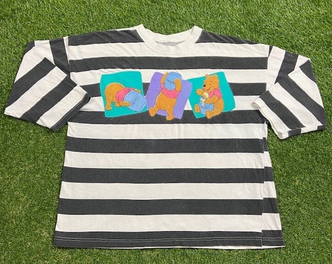 Vintage Winnie The Pooh T Shirt Tee Size Xtra Large XL Walt Disney World WDW Classic Cartoon Mickey Mouse Pooh 1990s 90s