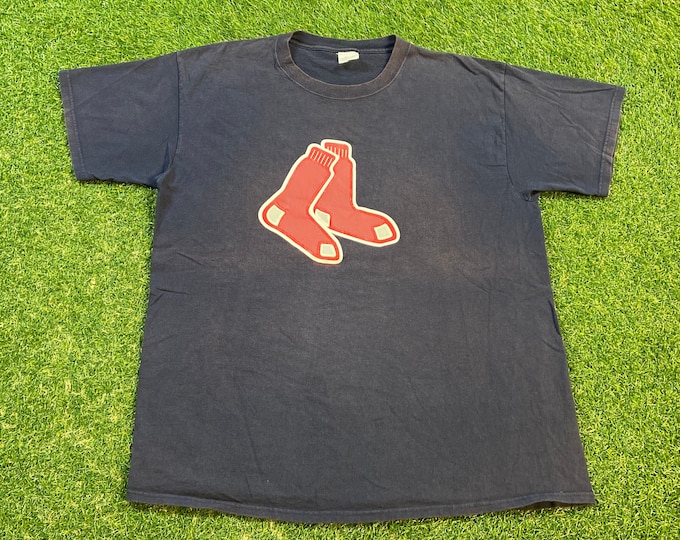 Vintage Boston Red Sox T Shirt Tee Majestic Size Xtra Large XL New England Massachusetts MLB Baseball Stadium 1990s 90s
