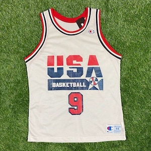 RARE Michael Jordan North Carolina Tar & USA Olympics Reversible Jersey  XXL Nike