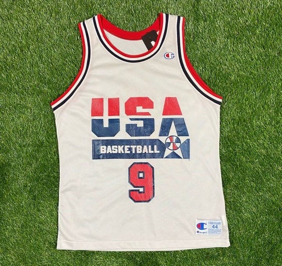 ir al trabajo madre Pareja Vintage Olympic Team USA Dream Team Michael Jordan Jersey - Etsy México