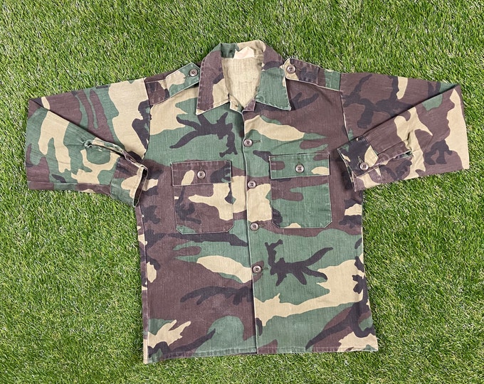 Vintage U.S. Army Camo Jacket Size Medium Official Military Army Jacket Quality Warm Hunting Coat Hiking Jacket