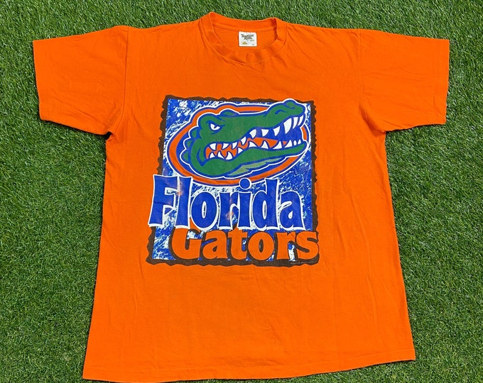 Vintage Florida Gators T Shirt Tee Tennessee River Made USA Size Xtra Large XL NCAA College Football Uf University of Florida 1990s 90s