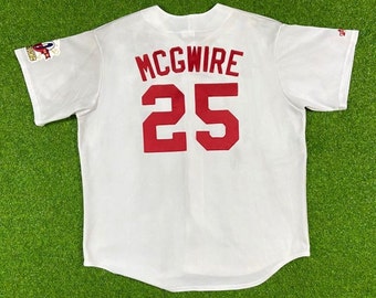 Vintage St Louis Cardinals Mark Mcgwire #25 Jersey MLB Baseball