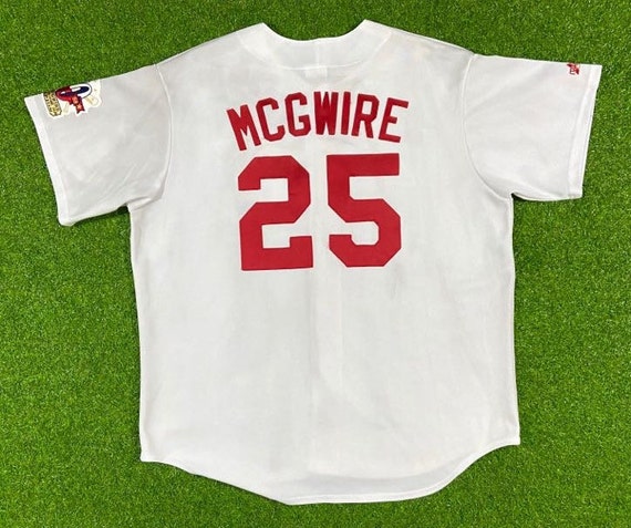 Vintage St Louis Cardinals Mark Mcgwire #25 Jersey MLB