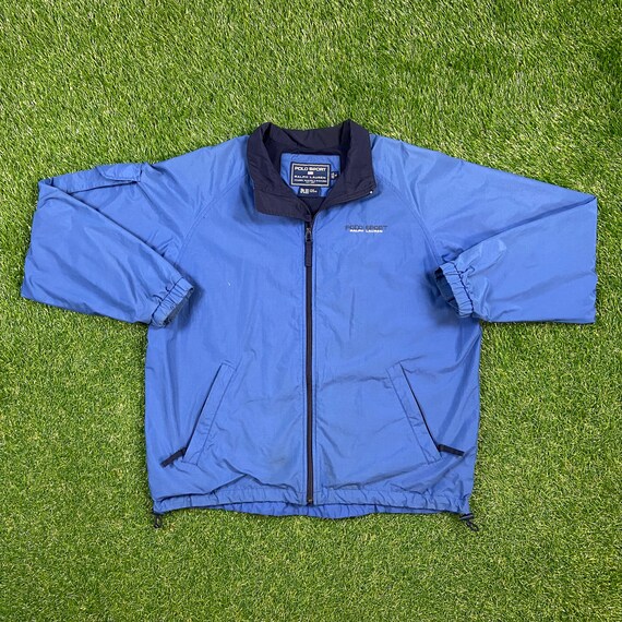 Vintage Polo Sport Ralph Lauren Windbreaker Jacket Quality 90s Size Medium M RL American Apparel Bear Light Rain Coat Etsy UK