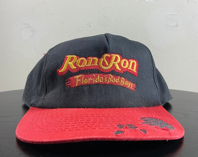 Vintage Ron and Ron Florida Bad Boy's Snapback Hat OSFA KC Caps Radio Show FL 1990s 90s