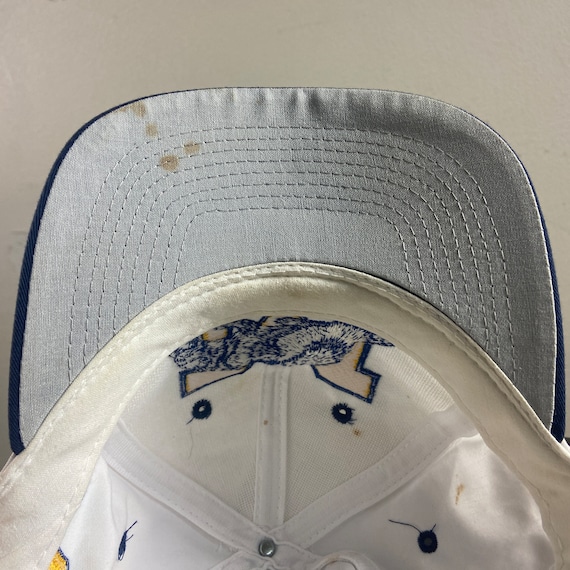 Casquette Vintage De Football Américain Michigan Wolverines - Modèle Broner Rare