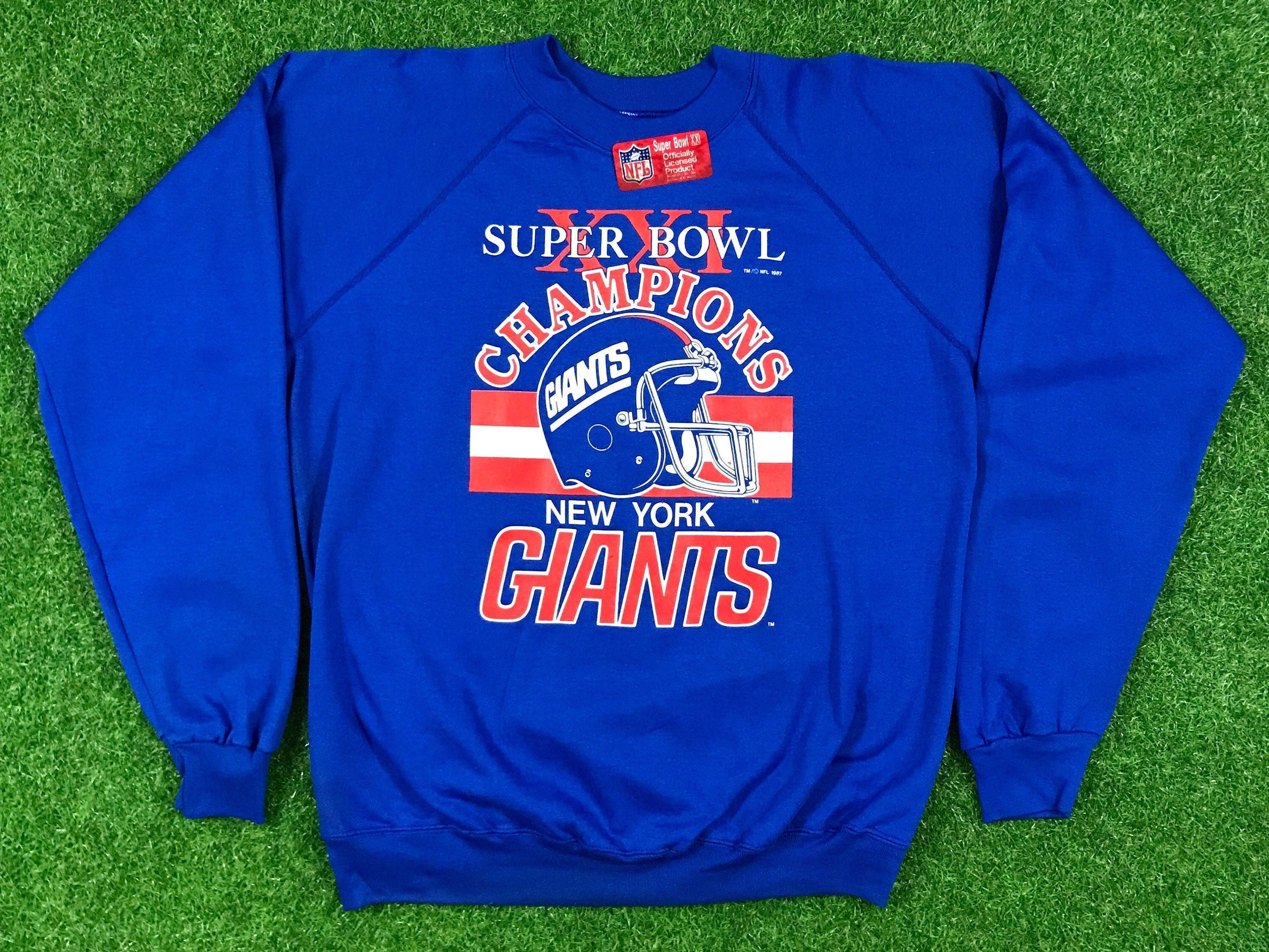 ny giants super bowl sweatshirt