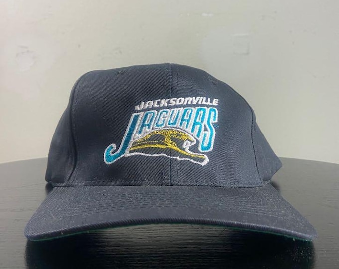 Vintage Jacksonville Jaguars Snapback Hat OSFA NFL Football Afc Florida FL 1990s 90s