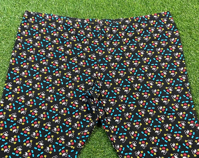 Vintage Mickey Mouse Pajamas Pants Made USA Size 3X Walt Disney World WDW Disneyland Magic Kingdom Pjs Sleepwear 1990s 90s