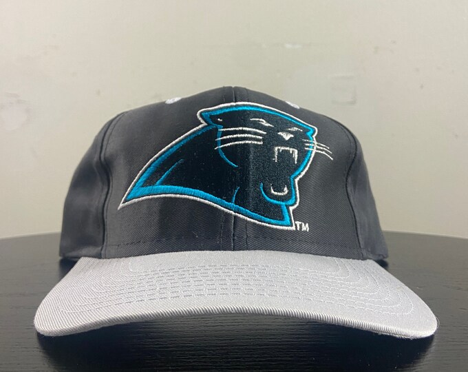 Vintage Carolina Panthers Snapback Hat Competitor OSFA NFL Football Charlotte North Carolina NC 1990s 90s