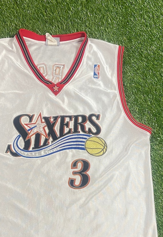 Vintage Philadelphia 76ers Allen Iverson #3 Jersey Reebok Size 46