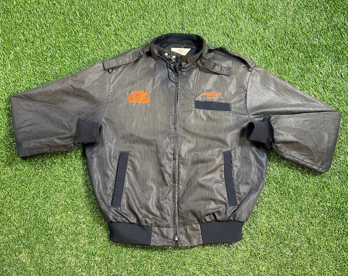 Vintage Cobra AMF Jacket King Louie Made USA Size Medium M Bowling Alley Bowling Ball Target Sport 1980s 80s