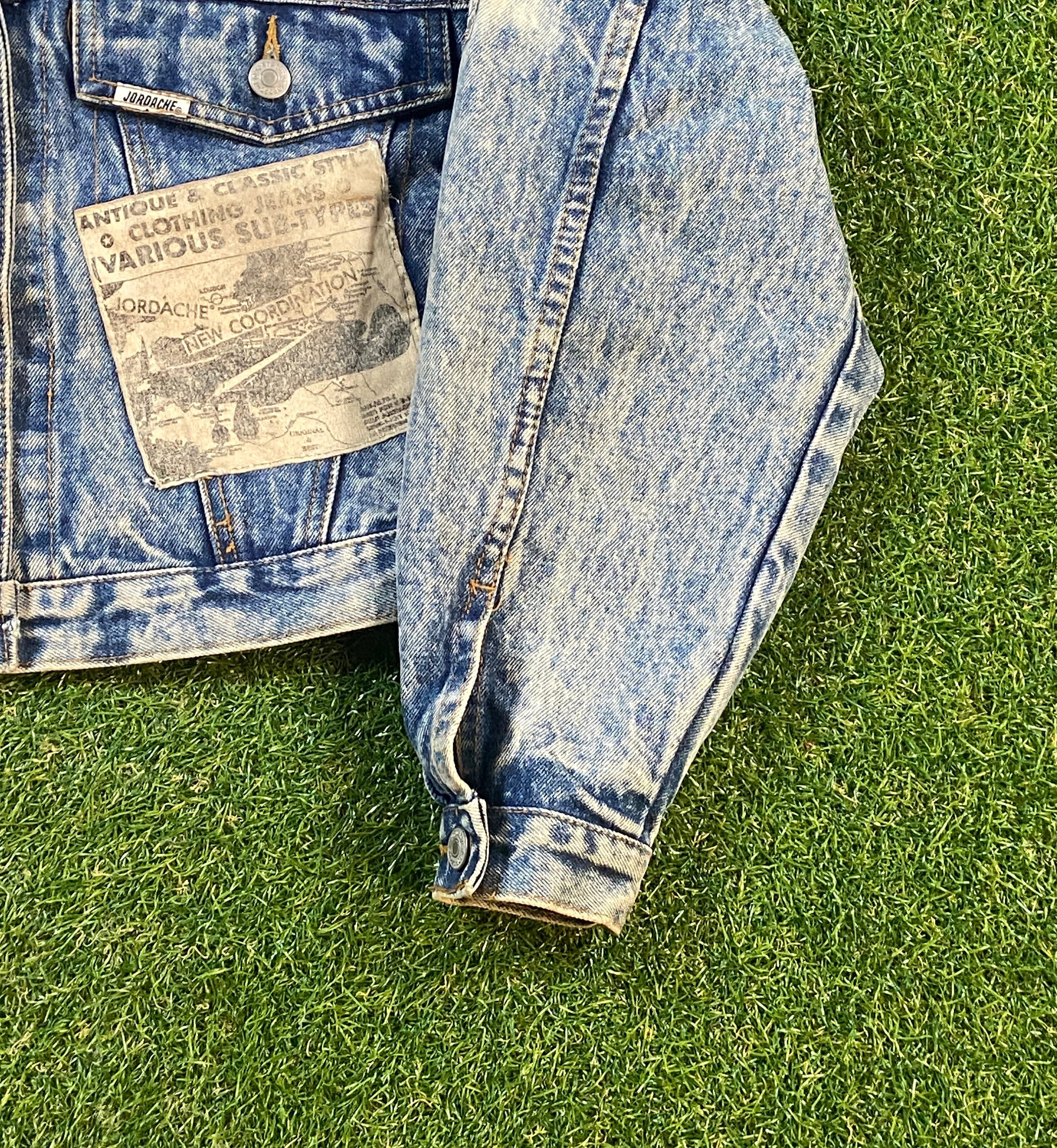 Vintage Jordache Jean Jacket Size Small S American USA Classic 