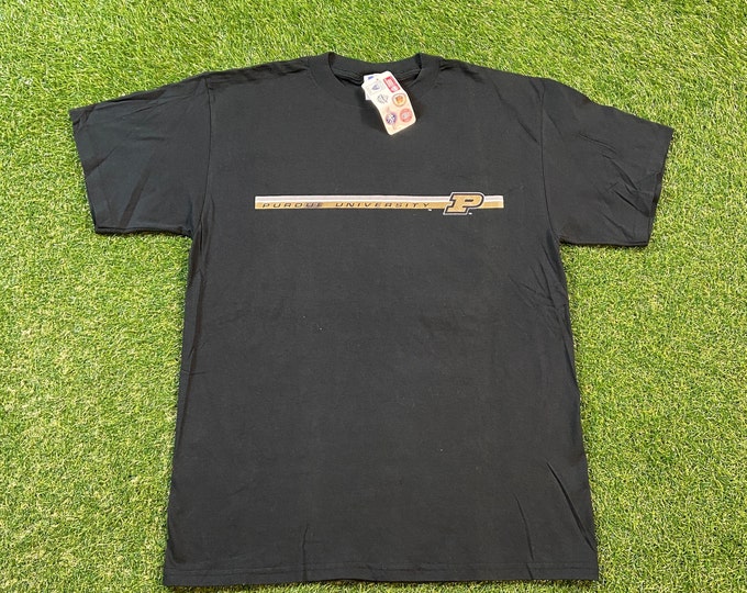 Vintage Purdue University Boilermakers T Shirt Tee TNT Size Large L NCAA Basketball Indiana Classic 1990s 90s