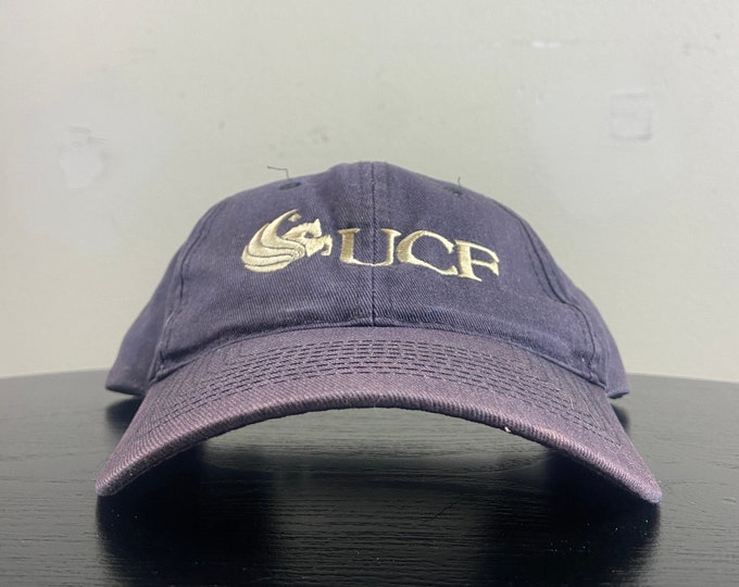 Vintage University of Central Florida UCF Snapback Hat Champion OSFA NCAA College Football Golden Knights 1990s 90s