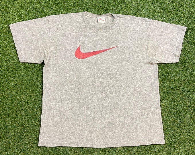 Vintage Nike T Shirt Tee Made USA Size Xtra Large XL Just Do It Classic Air Jordan Nike Swoosh Check Logo 1990s 90s Travis