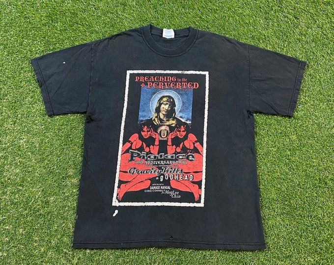 Vintage Pigface T Shirt Rock Band Tee Size Large L Chicago Illinois Industrial Rock Classic Tour Shirt 1990s 90s Rare Super Group