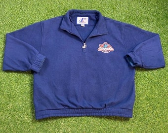 Vintage New York Islanders Sweater Logo Athletic Size Xtra Large XL NHL Hockey NY 1990s 90s Pull Over Comfy Cozy Warm Fleece Fisherman