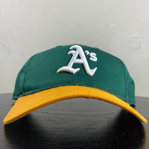 Vintage Oakland A&#39;s Snapback Hat Size Small / Medium Athletics California MLB Baseball Jose Canseco 1990s 90s