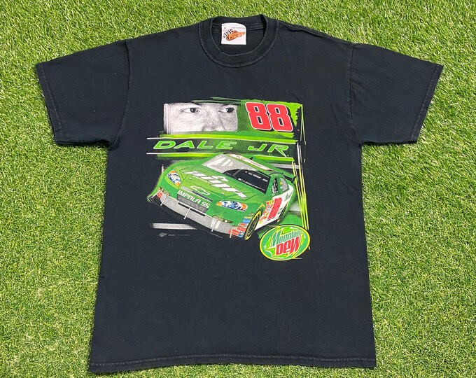 Vintage Dale Earnhardt Jr 88 T Shirt Tee Winners Circle Size Medium M NASCAR Racing Classic Rare Shirt All Over Print Daytona 500 00s