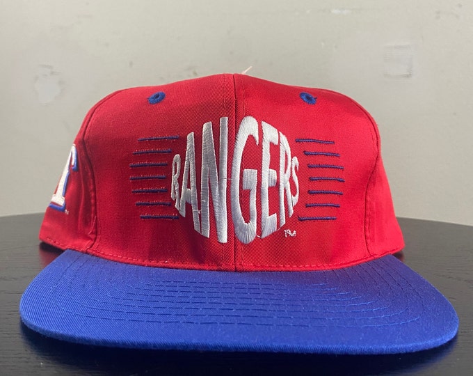Vintage Texas Rangers Snapback Hat OSFA MLB Baseball Arlington Nolan Ryan Classic 1990s 90s
