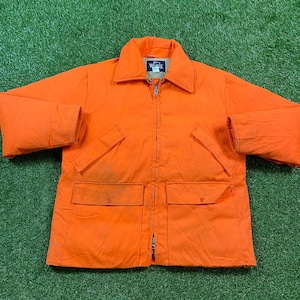 Woolrich Orange Hunting Jacket - Etsy