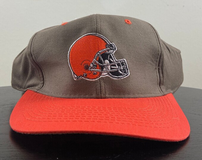 Vintage Cleveland Browns Snapback Hat Logo Athletic NFL Football Ohio Obj 1990s 90s Brand New with Tags Ds