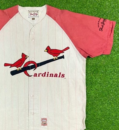 Vintage St Louis Cardinals 1934 Jersey MLB Baseball Missouri Mirage First  String Xtra Large 90s Cards Red VTG Jersey XL 1990s Classic